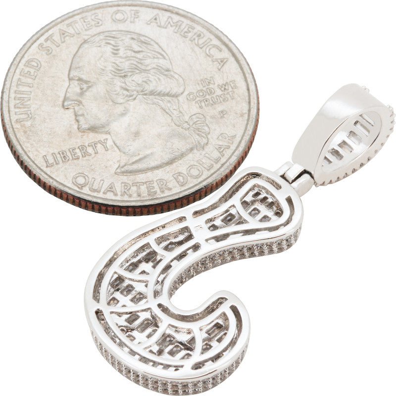 Bubble Letter J Pendant