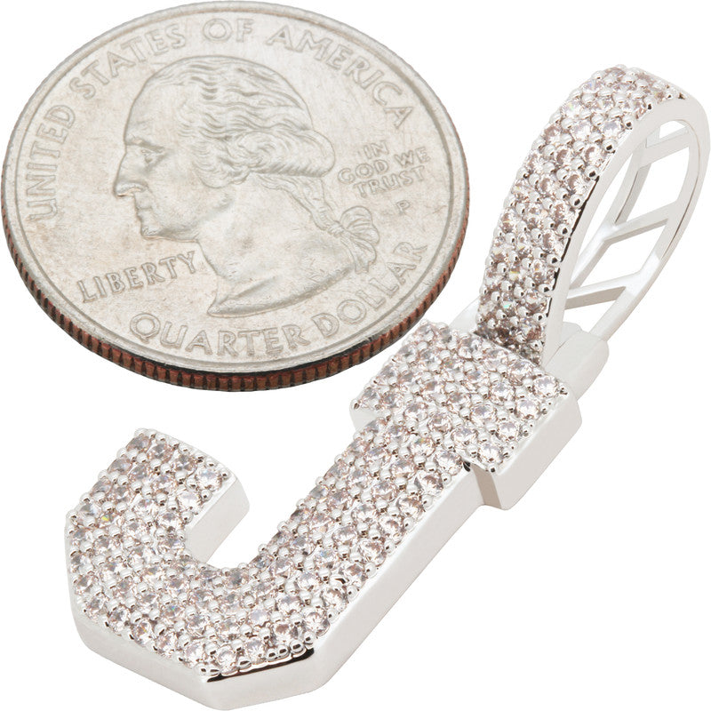 Block Letter J Pendant