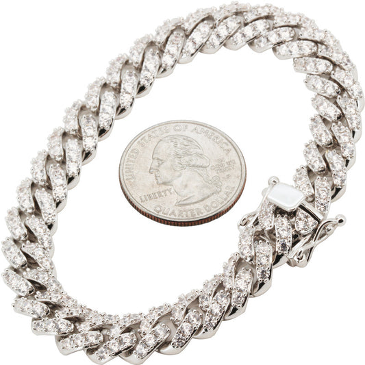 10mm Cuban Link Bracelet 8"