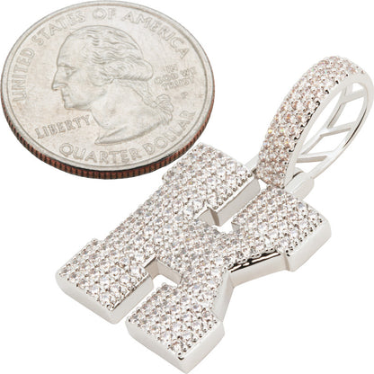 Block Letter K Pendant