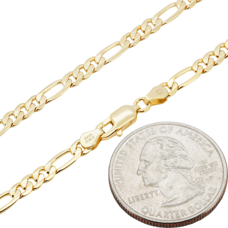 3mm Figaro Chain 22"