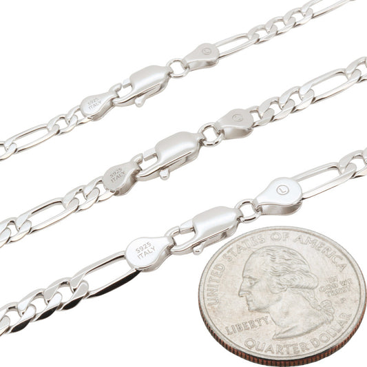 4mm Figaro Chain 24"