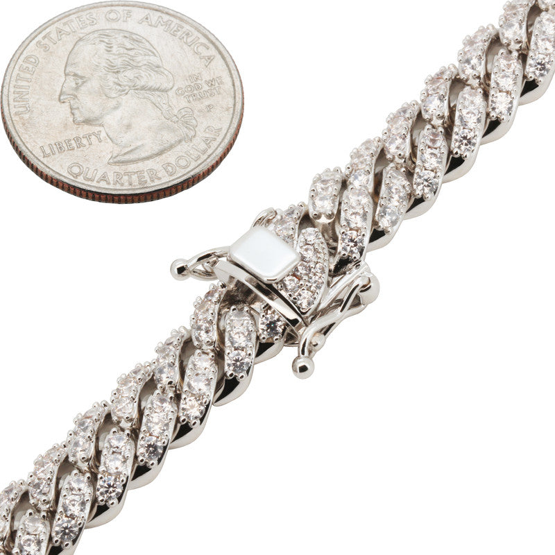 10mm Cuban Link Bracelet 8"