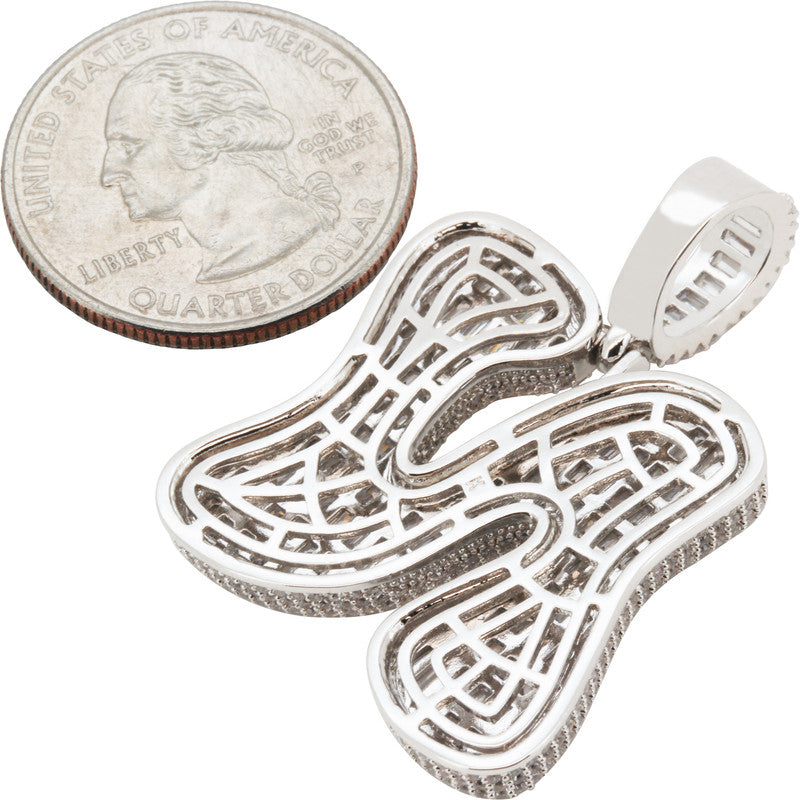 Bubble Letter N Pendant