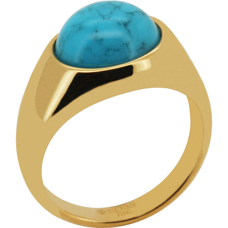 Turquoise Signet Ring Size 7