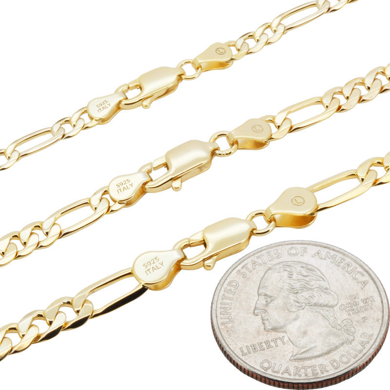 5mm Figaro Chain 24"