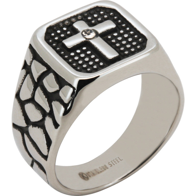 Cross Signet Ring Size 12