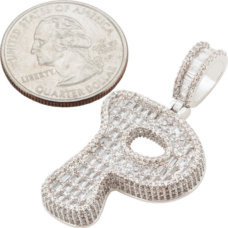 Bubble Letter P Pendant