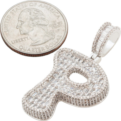 Bubble Letter P Pendant