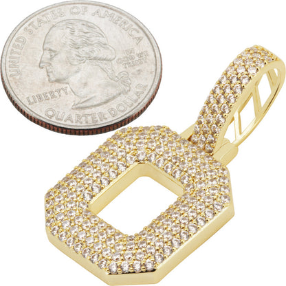 Block Letter O Pendant