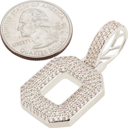 Block Letter O Pendant