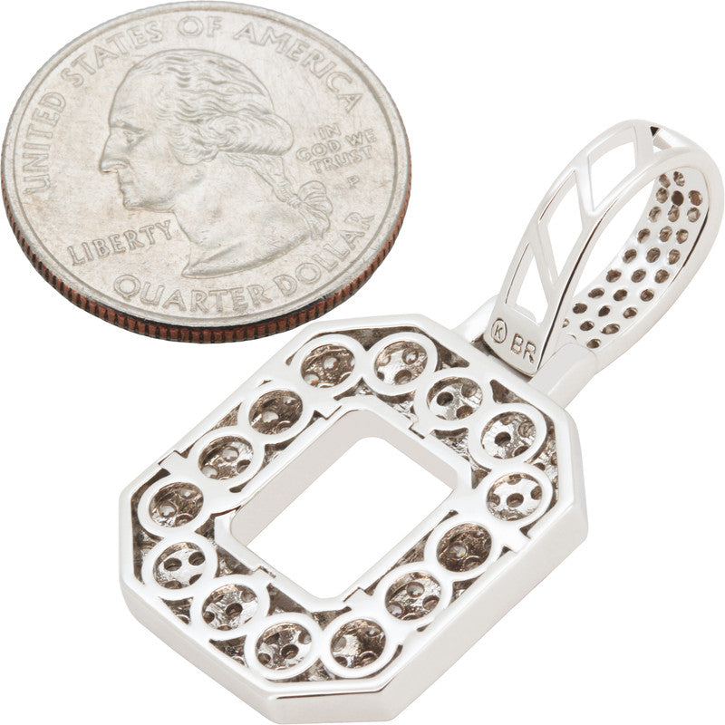 Block Letter O Pendant
