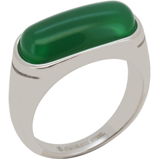 Jade Signet Ring Size 12