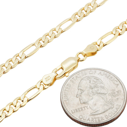 4mm Figaro Chain 24"