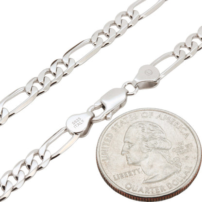 5mm Figaro Chain 20"