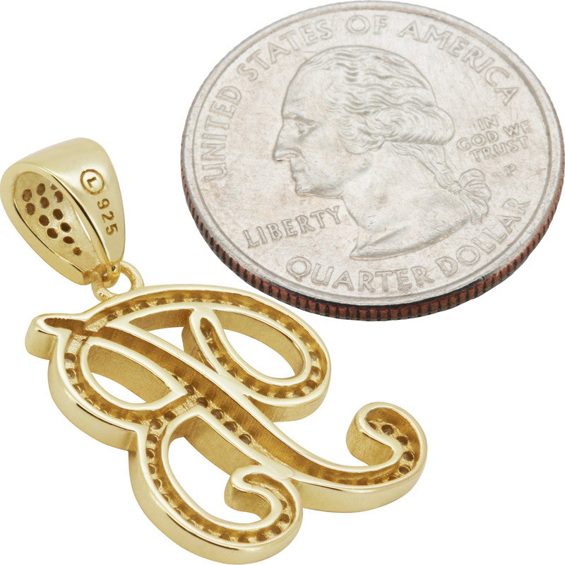 Cursive Initial B Pendant
