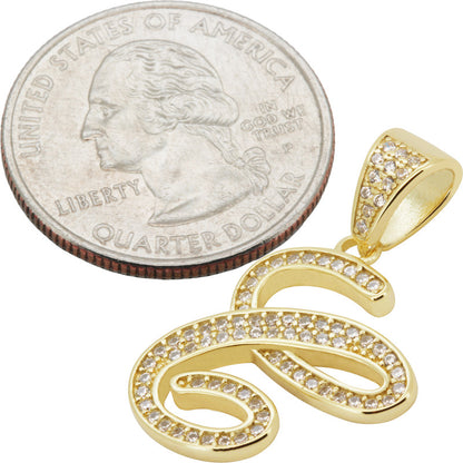 Cursive Initial C Pendant