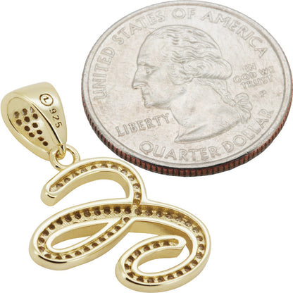 Cursive Initial C Pendant