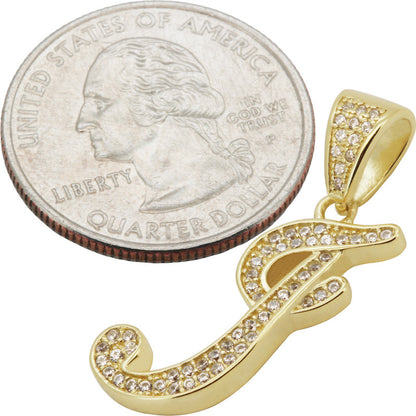Cursive Initial I Pendant