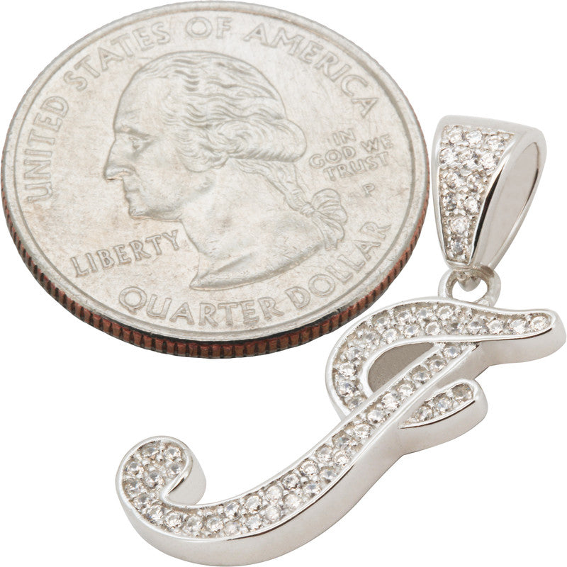 Cursive Initial I Pendant