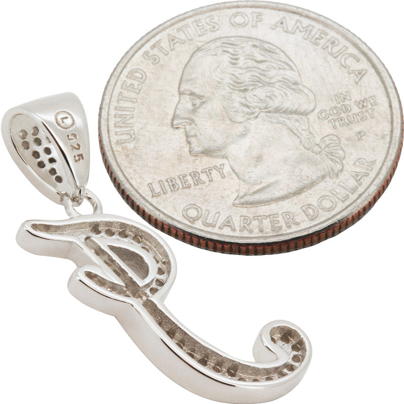 Cursive Initial I Pendant