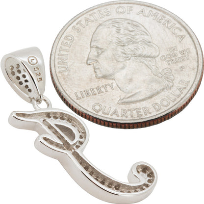 Cursive Initial I Pendant
