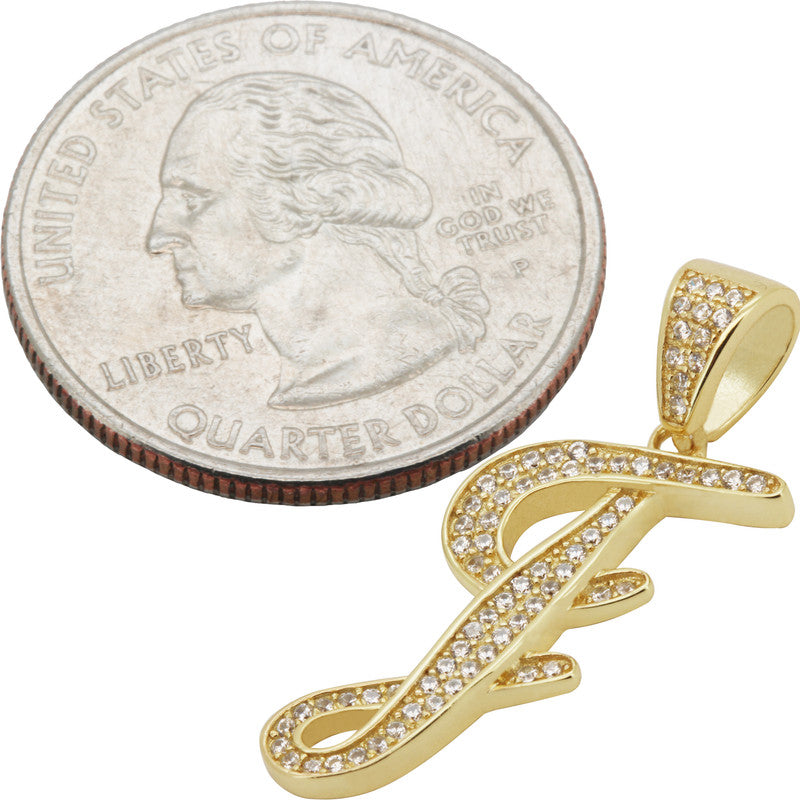 Cursive Initial J Pendant