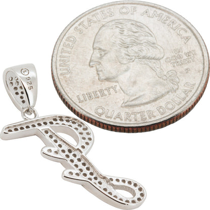 Cursive Initial J Pendant
