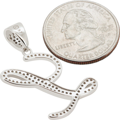 Cursive Initial L Pendant