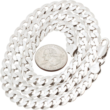 Curb Cuban Link Chain (925 Sterling Silver)