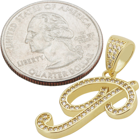 Cursive Initial P Pendant