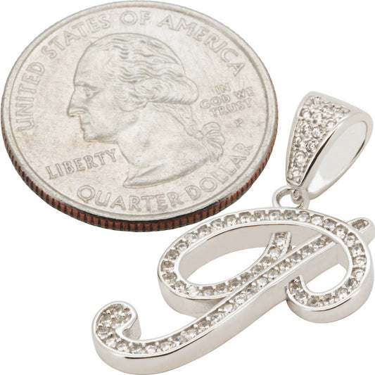 Cursive Initial P Pendant