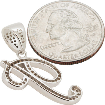 Cursive Initial P Pendant