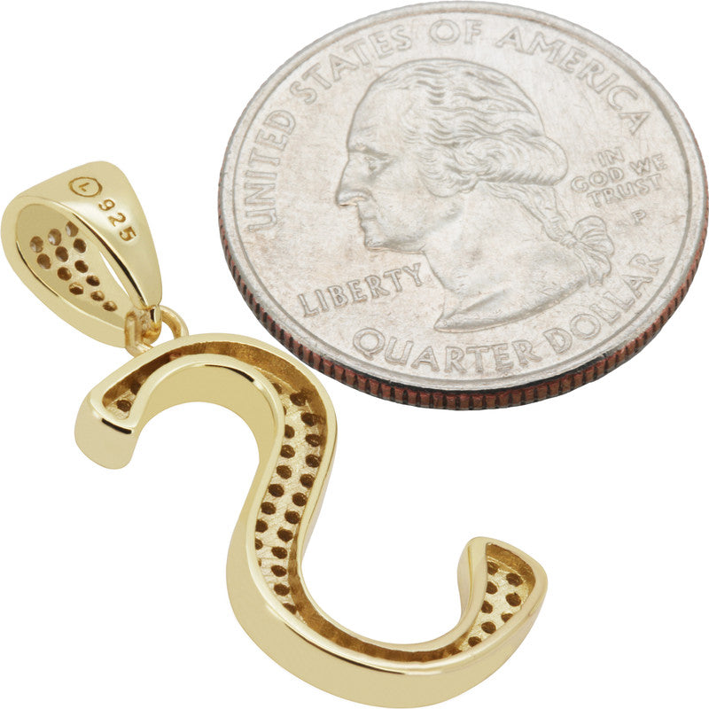 Cursive Initial S Pendant