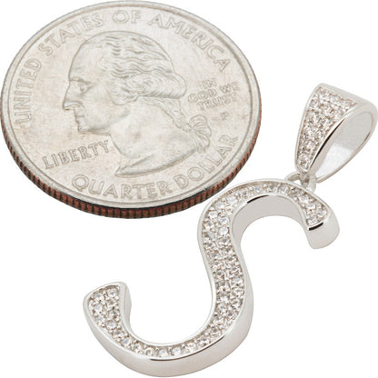 Cursive Initial S Pendant