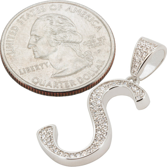 Cursive Initial S Pendant