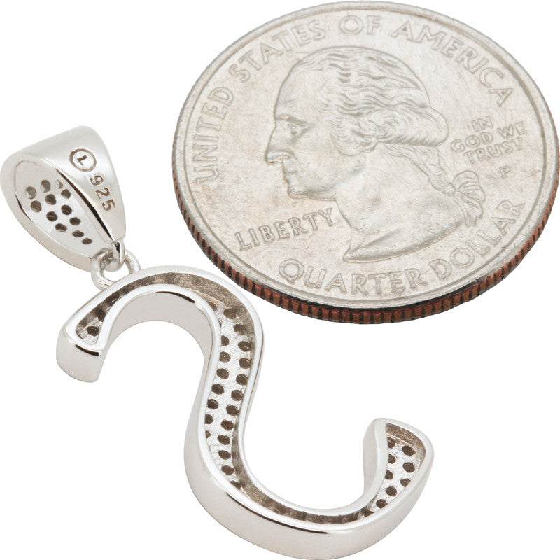 Cursive Initial S Pendant