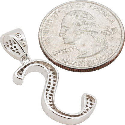 Cursive Initial S Pendant