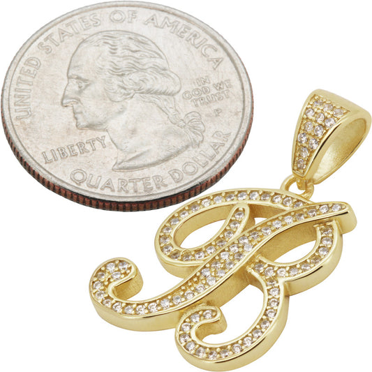 Cursive Initial B Pendant