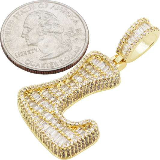 Bubble Letter L Pendant