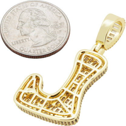 Bubble Letter L Pendant