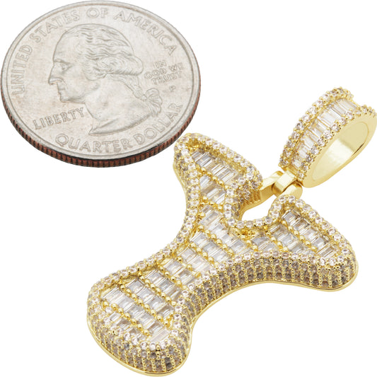 Bubble Letter Y Pendant