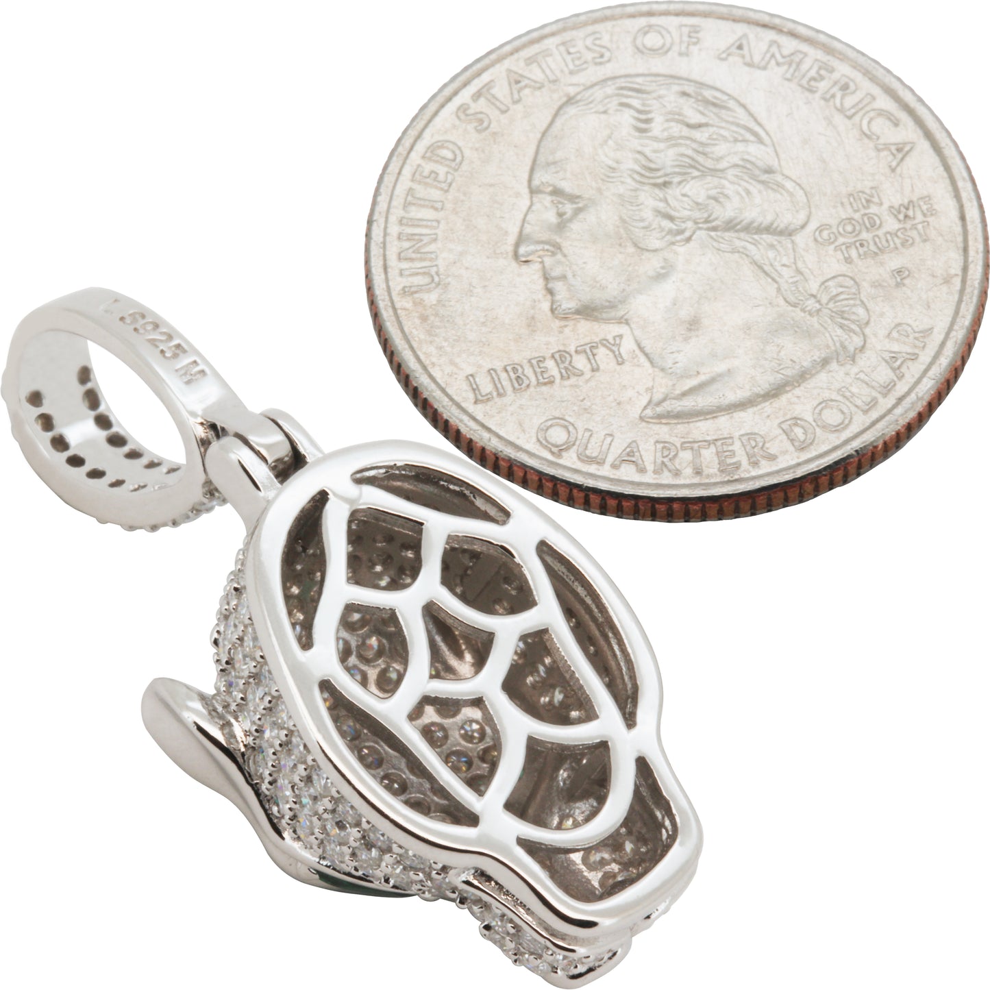Moissanite Panther Pendant