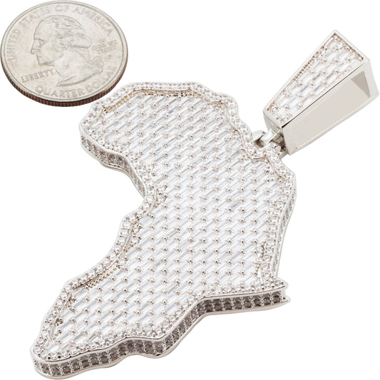 Africa Map Pendant