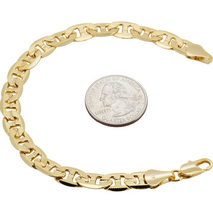 8mm Mariner Link Bracelet 8"
