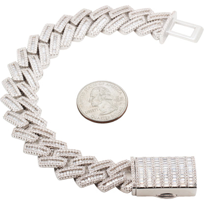 18mm Cuban Link Bracelet 8.5"
