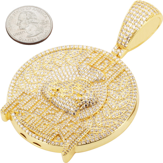 Rich Forever Music Circle Pendant