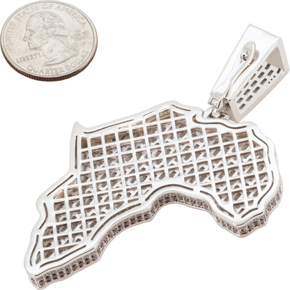 Africa Map Pendant