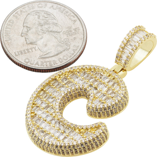 Bubble Letter C Pendant