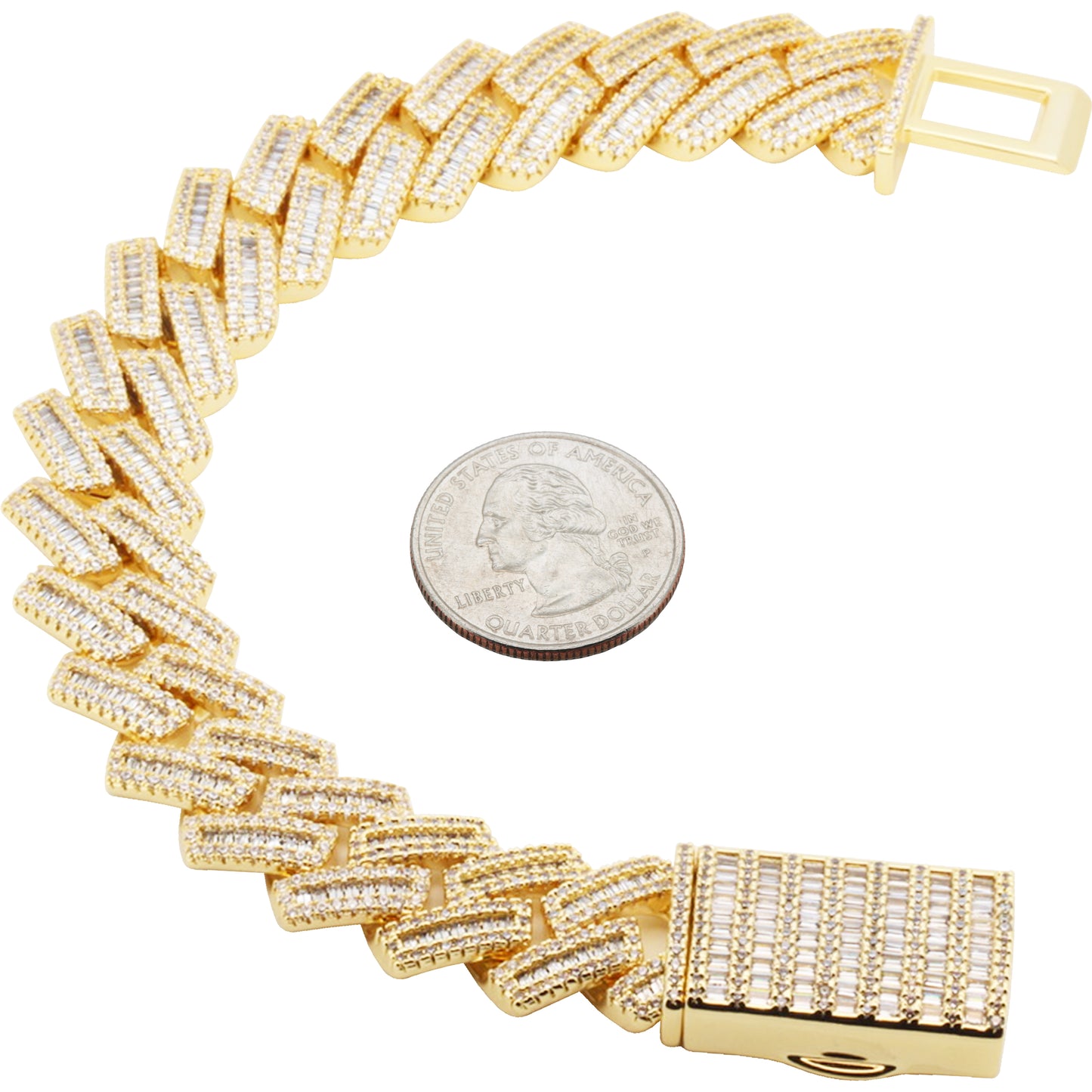 18mm Cuban Link Bracelet 8.5"